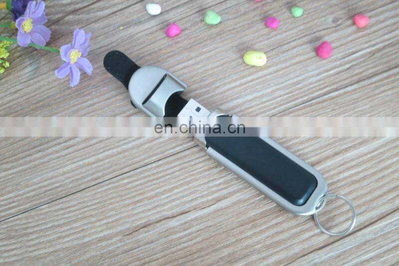 customize logo leather usb flash drives keychain usb flash memory full capacity usb stick