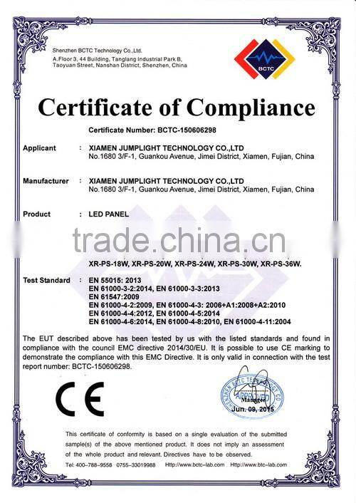 China supplier of 600 600 led grille light panel 36 watts