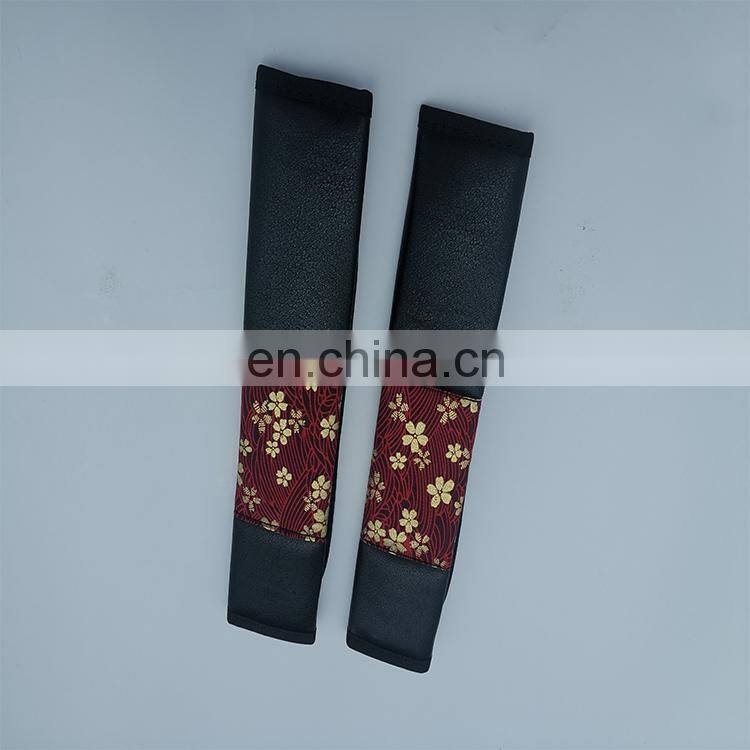 Automotive upholstery accessories - Universal soft seatbelt shoulder cuff hand brake sleeve automotive accessories