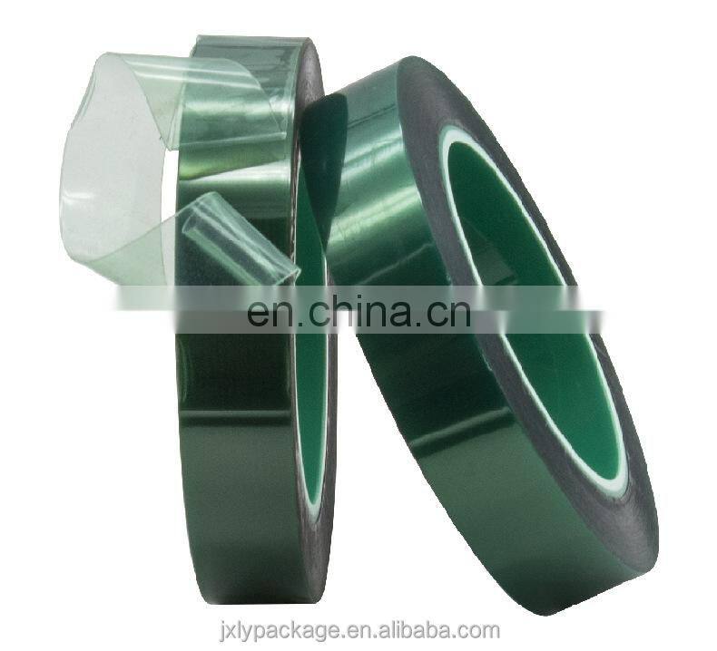 PET Masking Green tape for electrical use, PCB protection silicone tape