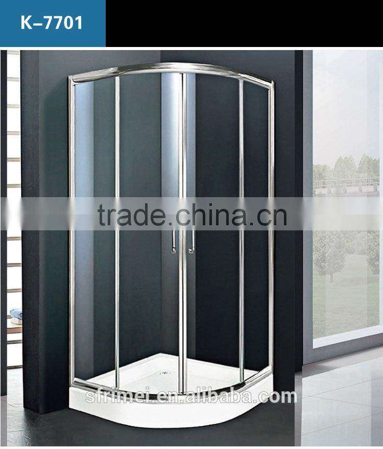 Foshan Manufacturer Sliding Door Bathroom Shower Room Glass Shower K-7701