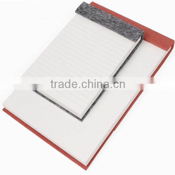 New Arrival felt notebook high qulaity wool notebook Multicolor softcover for promotion