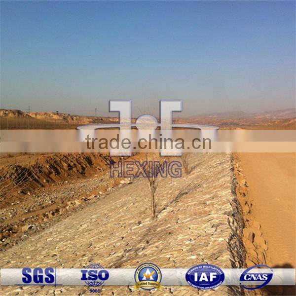 hexagonal gabion box for water project