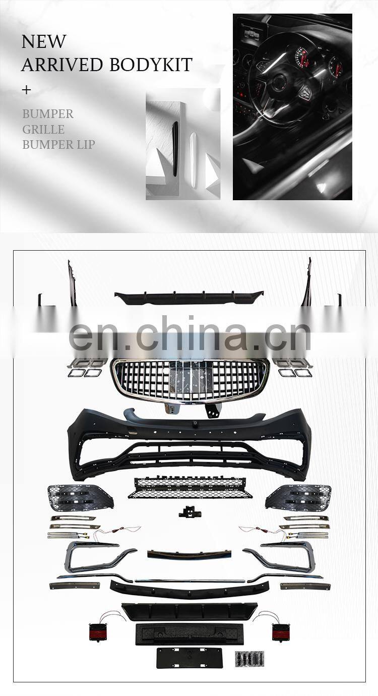 GBT Car bumpers for class V automotive parts mercedes benz class V toppik kit 2016