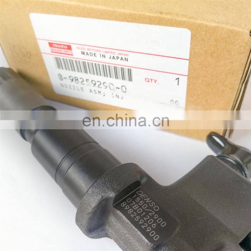 295050-1550,8-98259290-0,898259290,295050-2990 genuine new diesel common rail injector nozzle G3S93 for 6WG1 engine