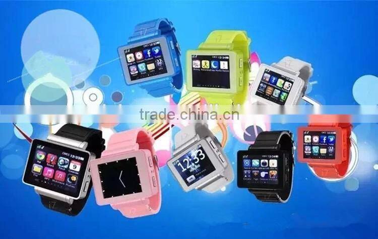2016 New hot saling i7 BT Smart watch with GPRS internet access Smart watch for taking pictures by remote control smart Phone