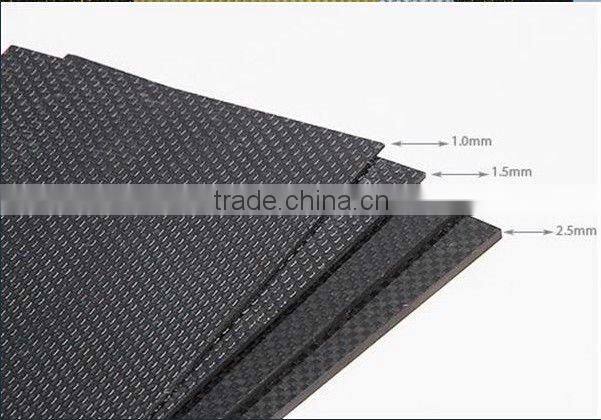 carbon fiber Uni laminated plate with glossy finished