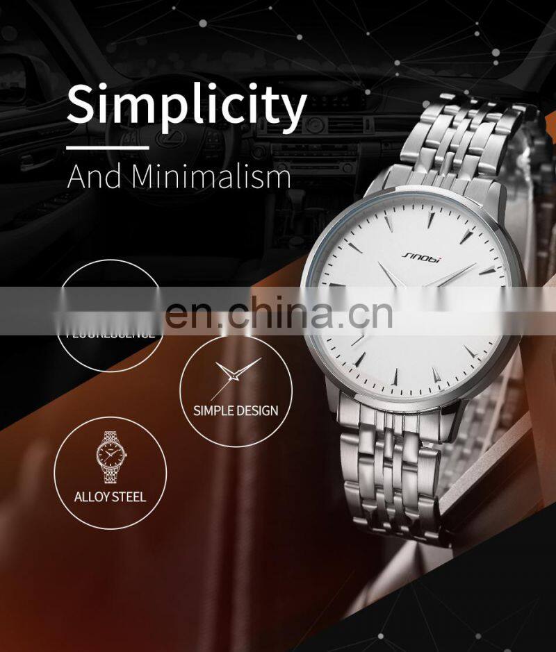 SINOBI Watches Wrist Men S9823G Classic Vintage Male Handwatch 2021 Minimalist Style Daily Men Watch Boyfriend's Gift Watches