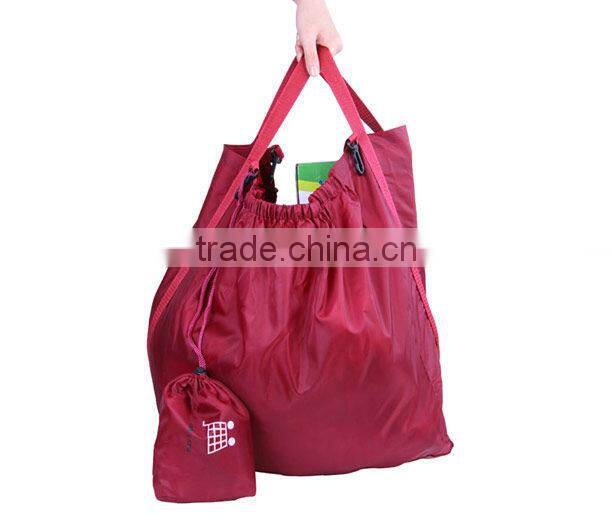New nice designer promotional cheap nylon shopping bags