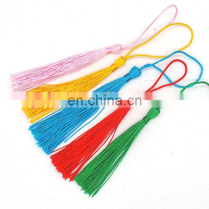 Polyester Silk Tassel Fringe 13cm Cotton Tassels Trim For Sewing Curtains Accessories