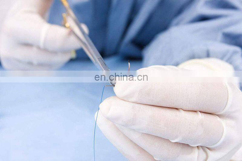 HDK Surgical Suture with Needle 420/304 Stainless Steel 1/2 3/8 1/4 round cutting reverse