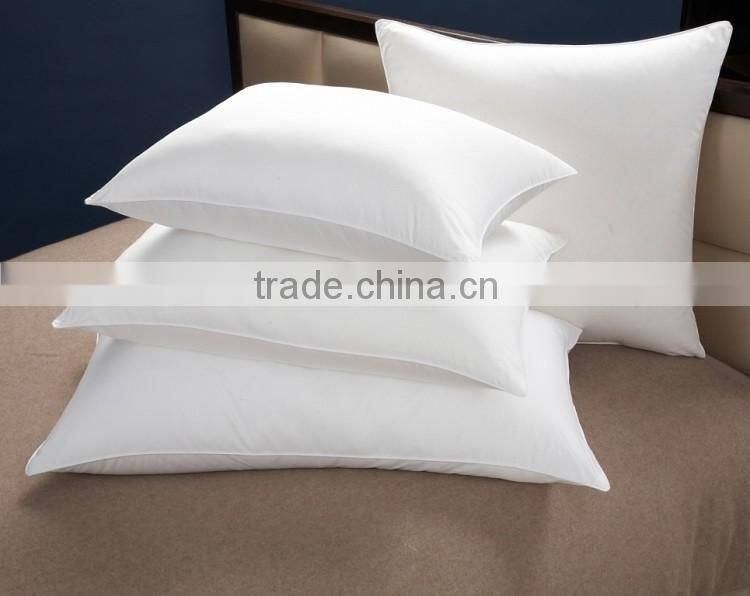 Down/feather pillow, cotton pillow case with down/feather pillow insert