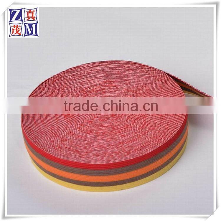 Wholesale crochet elastic binding striped webbing tape