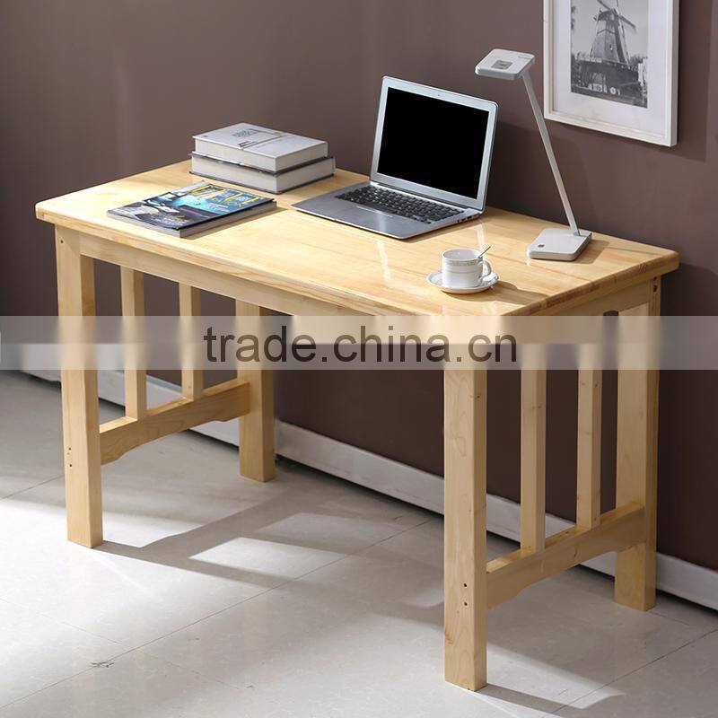 Modern 100% Solid Wood Pine Wood Table and Chair