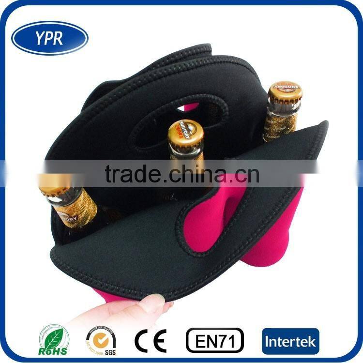 High quality competitive price single bottle wine tote neoprene