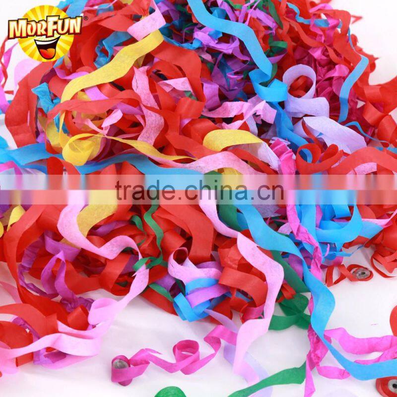 Hand Held Confetti Shooters or Cannon Confetti for Weddings with paper streamers