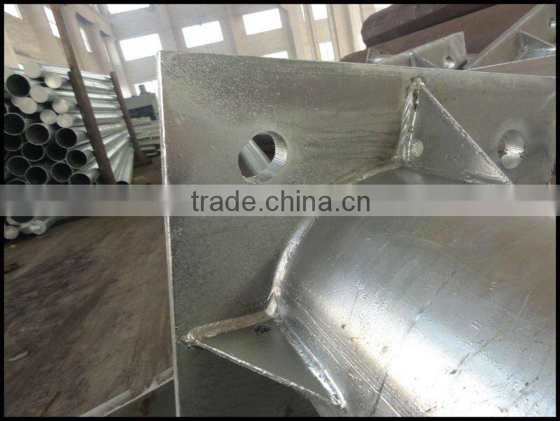 decorative double arm street lighting pole