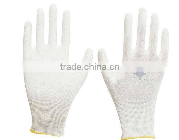 China Manufacturer Finger Coated Gloves,PU Coated Glove,ESD Finger Coated Gloves