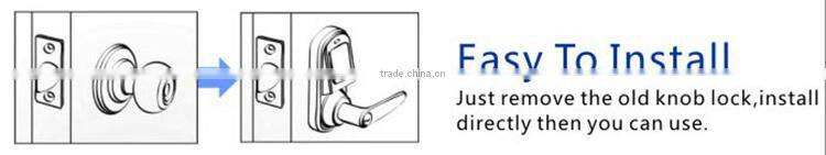 New Zinc Alloy digital electronic smart phone hotel nfc door lock