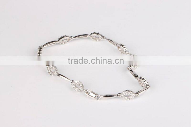 Charming wholesale jewelry 925 sterling silver bracelet jewelry with