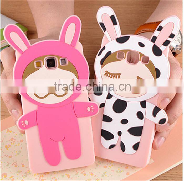 2016 new animal silicone phone case for iphone 6 cute carton silicone case