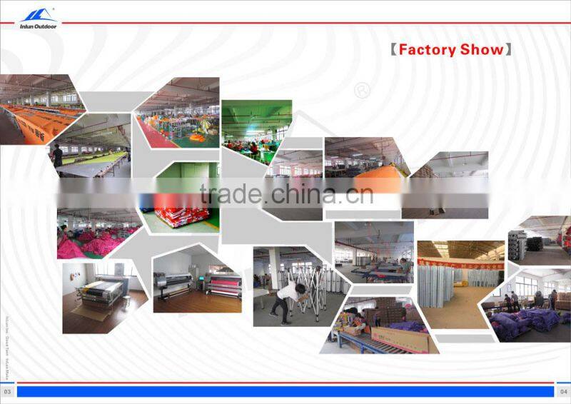 10x10 Custom Printed Trade Show Folding Pop up Canopy with walls