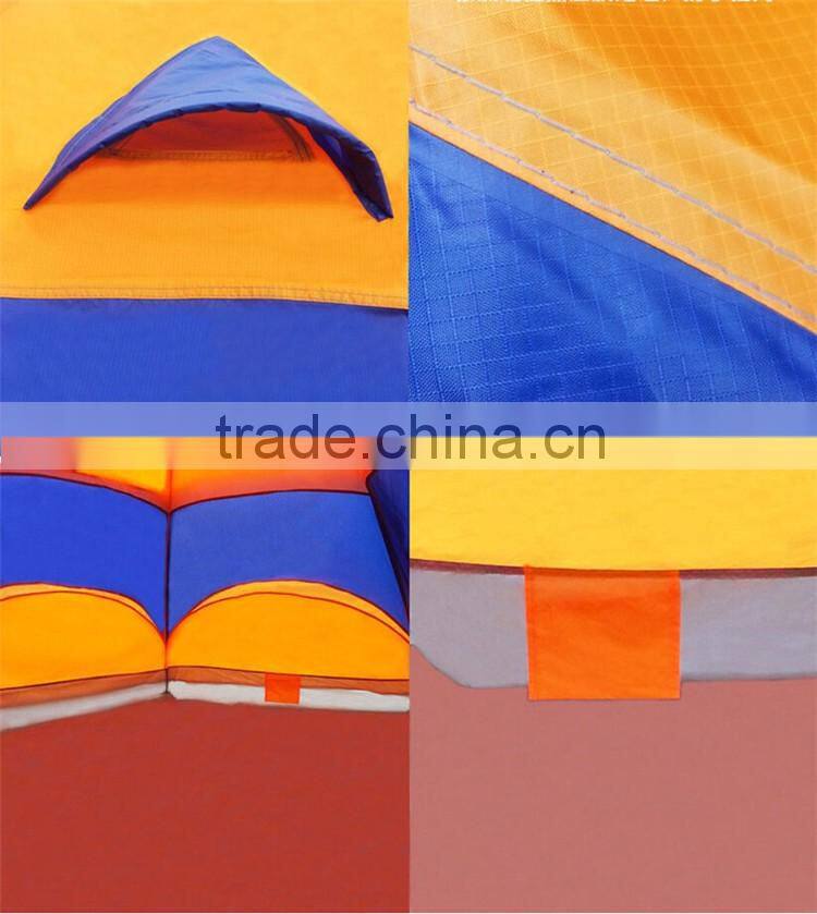 Travel Sport Earthquake Caulking Double Hexagonal Hiking Foldable Sun Beach European Camping Tent