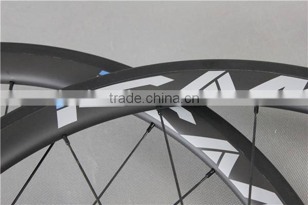 Powerway R13 sapim spokes carbon fiber clincher wheelset W40C