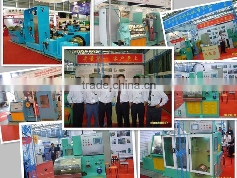 Intermediate wire drawing machine with online annealer of copper