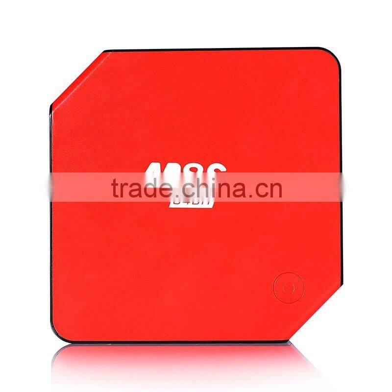 Vensmile M8S plus Quad Core Amlogic S905 With Android5.1 System 2G,16G Red and black color choose S905 tv box S905 M8S plus