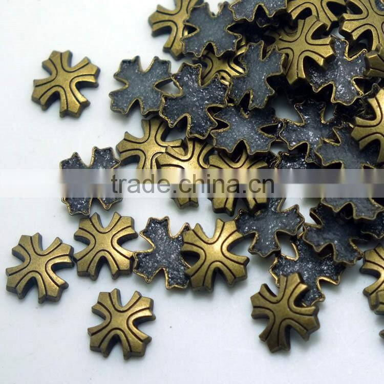 Free Sample Hot Fix Zinc Alloy Studs, Iron on Metal Stud, Heat Transfer Jeans Fittings