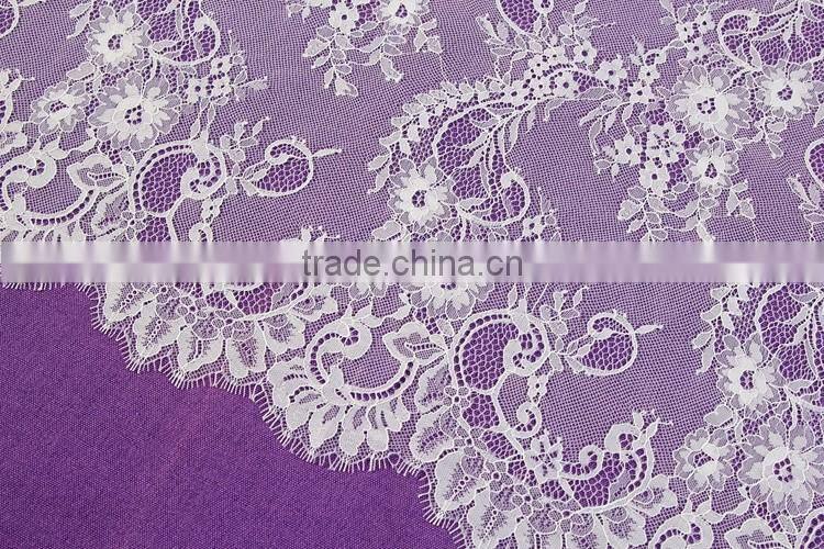 Low Price 100% Nylon Cotton Swiss Voile Lace with high quality