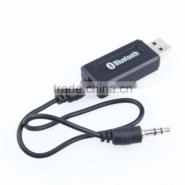2in1 Dual Taps Bluetooth Receiver 3.5mm USB Stereo Mini Bluetooth Music Receiver