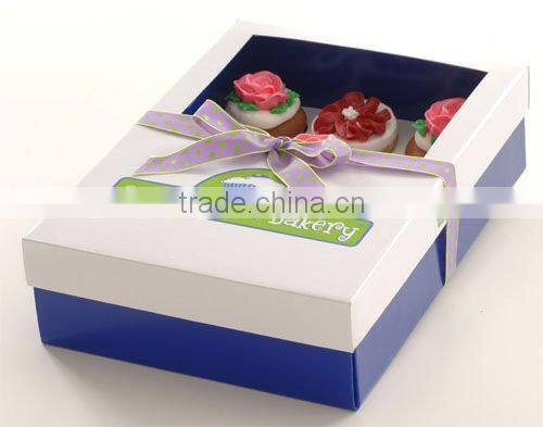 6 cupcakes window Cupcake Box
