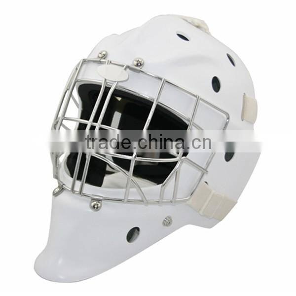 2016 innoviated ABS PE foam Field Hockey & ice hockey Goalie Helmet with good quality custom logo