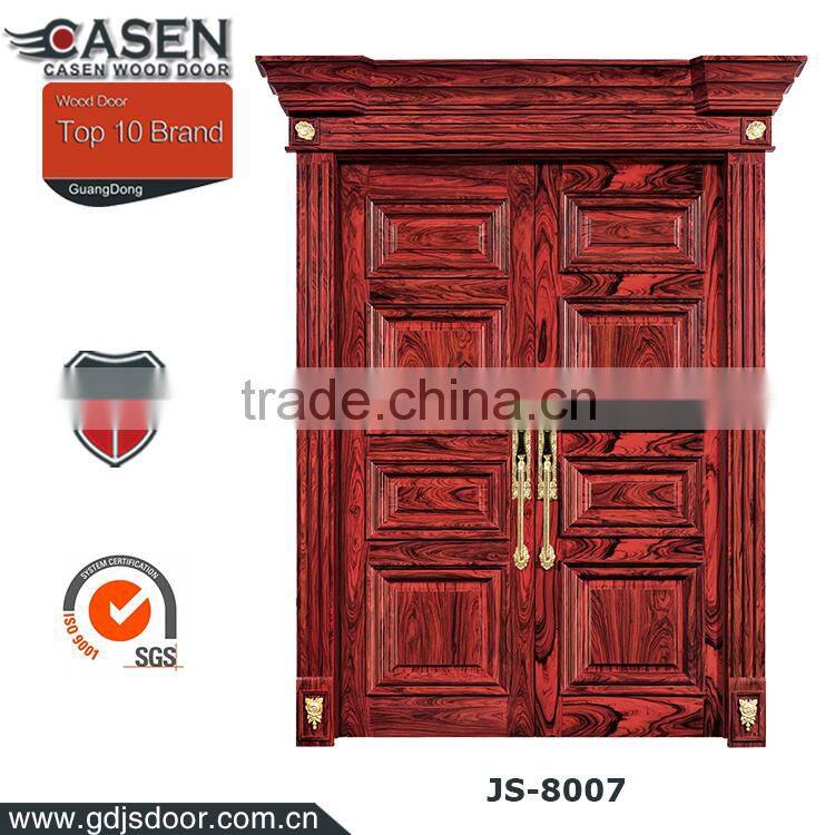 Fancy design 100% brazil rosewood apartment exterior door