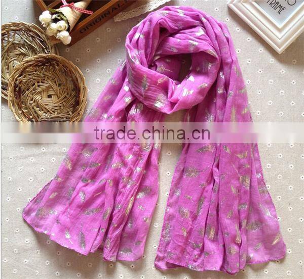 wide 100% cotton pashmina shawl scarf for women