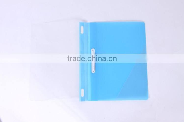 PLASTIC BINDER IN FC SIZE WITH FASTENER, TRANSPARENT COLOURS