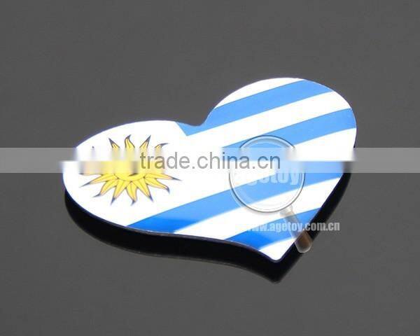 Uruguay Punta Del Este Souvenirs Car Shaped Rubber Magnet Stainless Steel Metal Custom Printing Souvenir Fridge Magnet