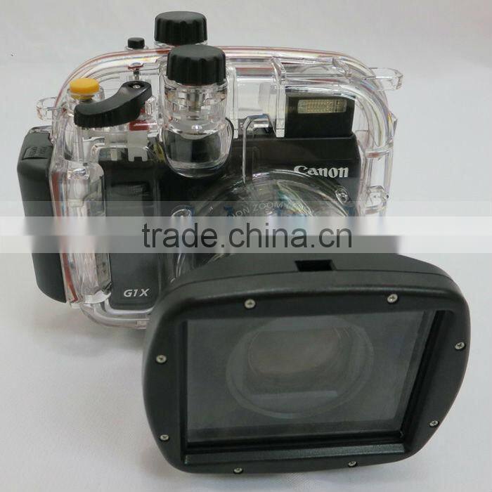 Underwater Camera Case G1X 40 meters 130ft Waterproof Digital Camera Housing for Cannon