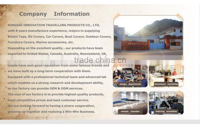 Semi-custom Square center console Boat Cover- IO