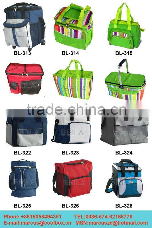 33L mini portable car cooler bag 12V with wheel