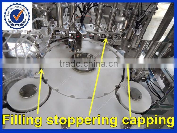 Free shipping 2 nozzle liquid filling and capping machine,auto eye drop filling