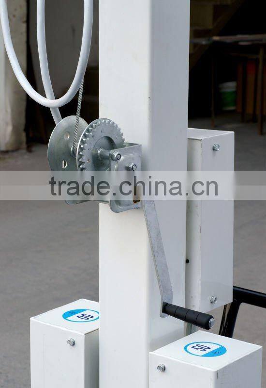 power 2000w,gasoline or diesel engine ,industrial mobile light tower