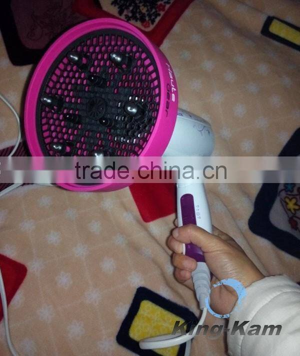 Purple silica diffuser foldable domestic hair care products