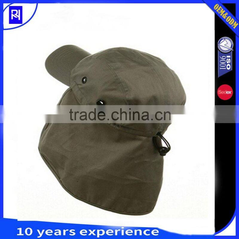 UV 50+ Flap Hats Outdoor Sun Protection Fishing Caps neck protection hat