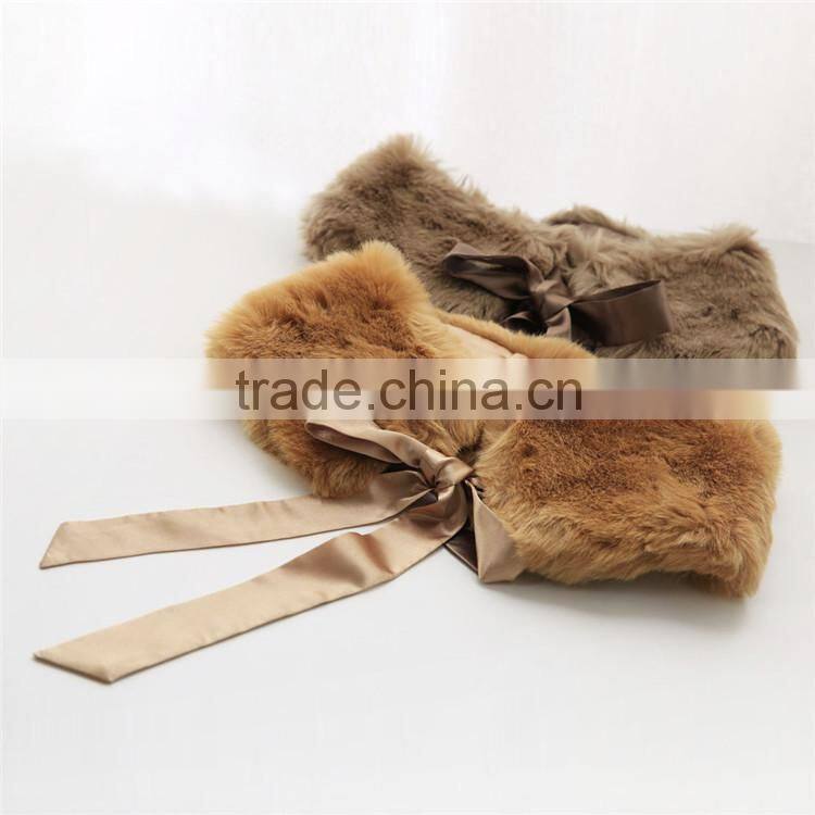 New product high quality fashion fur children scarf WJ-663
