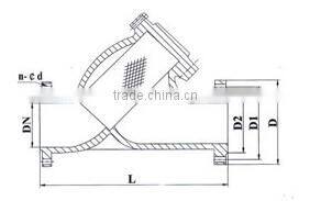 Y Type Cast Iron/ductile Iron filter