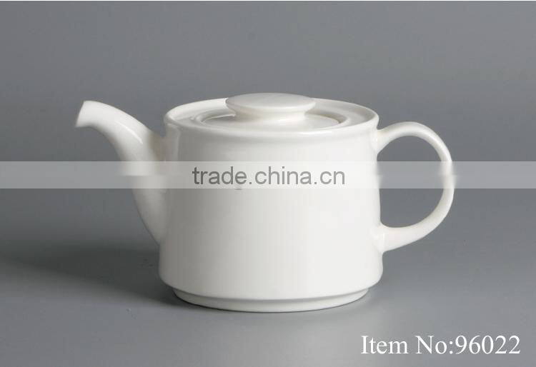 restaurant plain fine China ceramic teapot
