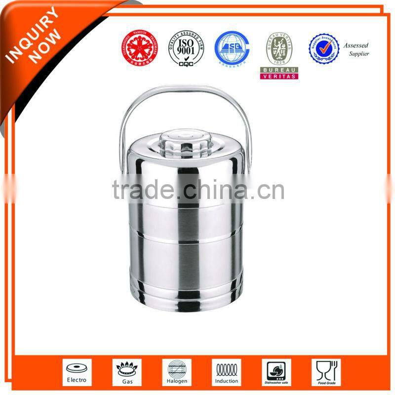 High grade quality Stainless Steel food sortage container